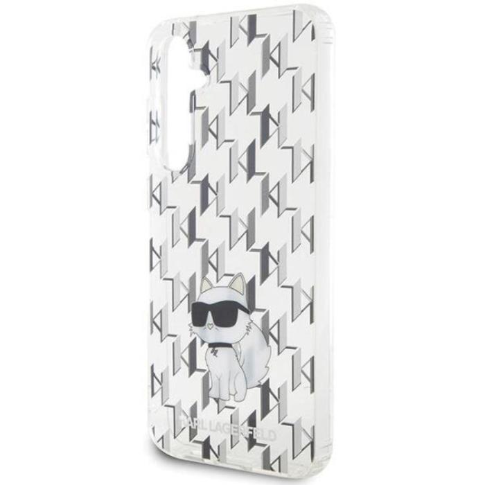 KARL LAGERFELD - Karl Lagerfeld Galaxy S23 FE Mobilskal Monogram Choupette - Transaprent