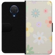 iSecrets - Plånboksfodral till Nokia G20 med fejdande blommor