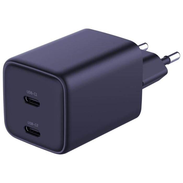 3MK - 3MK Snabbladdare 45W 2xUSB-C QC4+ PPS 2C Super Fast - Svart