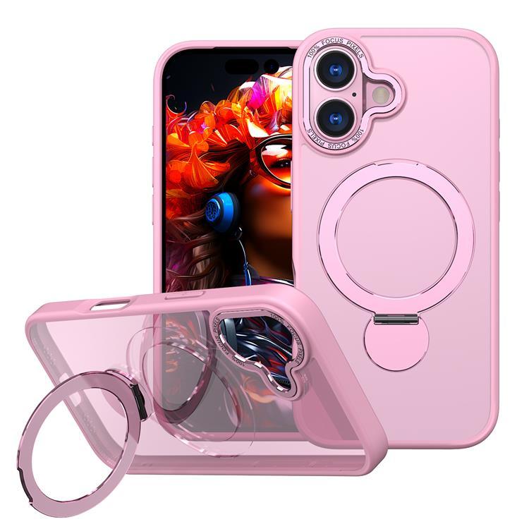 iPhone 17 Mobilskal MagSafe Rotating Kickstand (Rosa) | 2353 | AlltMobil