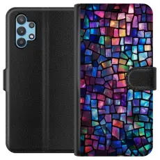 Gustaf - Pl&aring;nboksfodral till Samsung Galaxy A32 5G med Disco