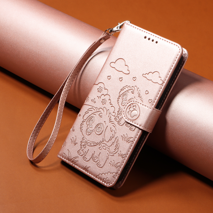 A-One Brand - OnePlus 15 Plånboksfodral RFID Blocking Imprinted Dog Pattern