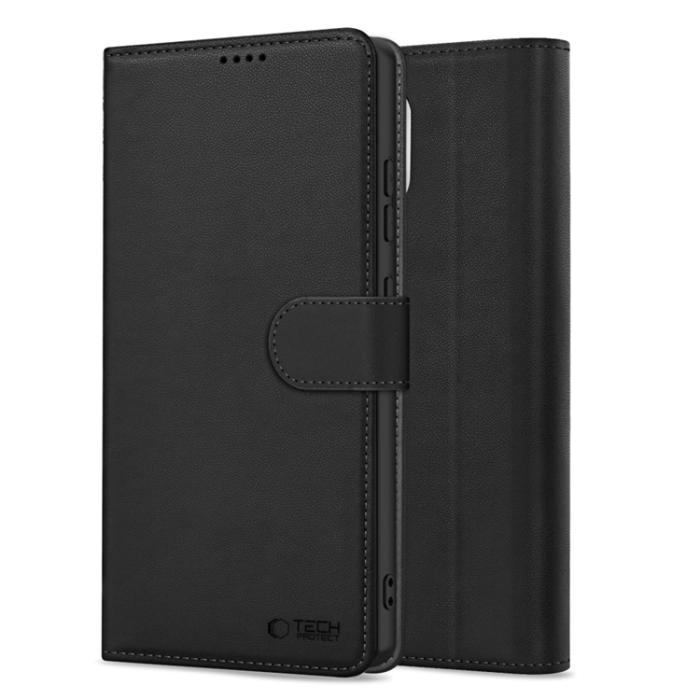 Tech-Protect - Tech-Protect Plånboksfodral För Motorola Moto G67/G77 - Svart