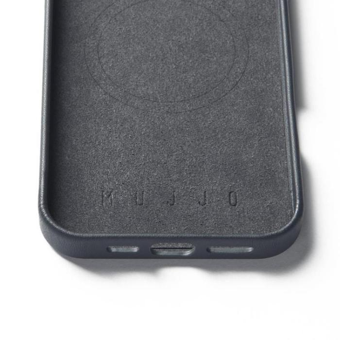 Mujjo - Mujjo iPhone 16 Pro Max Mobilskal MagSafe Maiz - Stålblå
