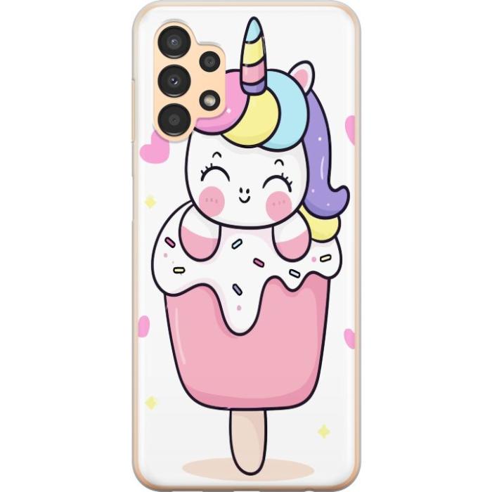 iSecrets - Mobilskal till Samsung Galaxy A13 med Glad enhörning