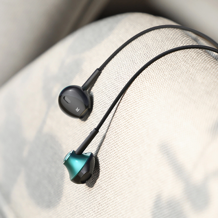 BASEUS - Baseus Encok H06 In-Ear 3.5 mini jack Spel Hörlurar - Grön
