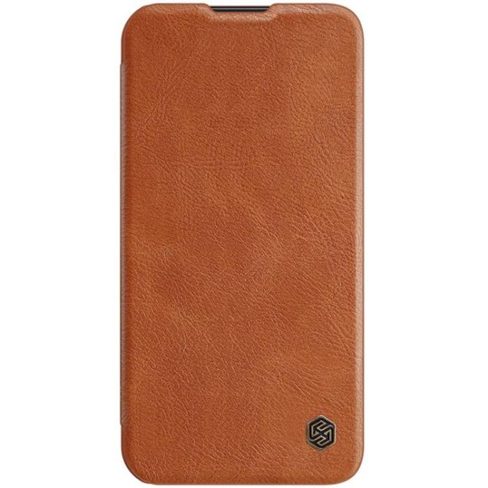 Nillkin - Nillkin iPhone 14 Pro Plånboksfodral QinPro Läder - Brun
