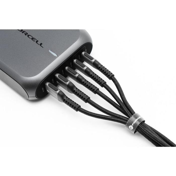 Forcell - Forcell USB-C till USB-C kabel 240W 3m QC4.0 PD 5A Cafule - Svart