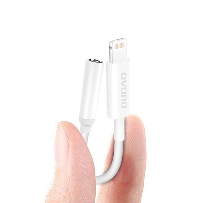 Dudao - Dudao Ljud Adapter Lightning Till 3.5mm Mini Jack - Vit