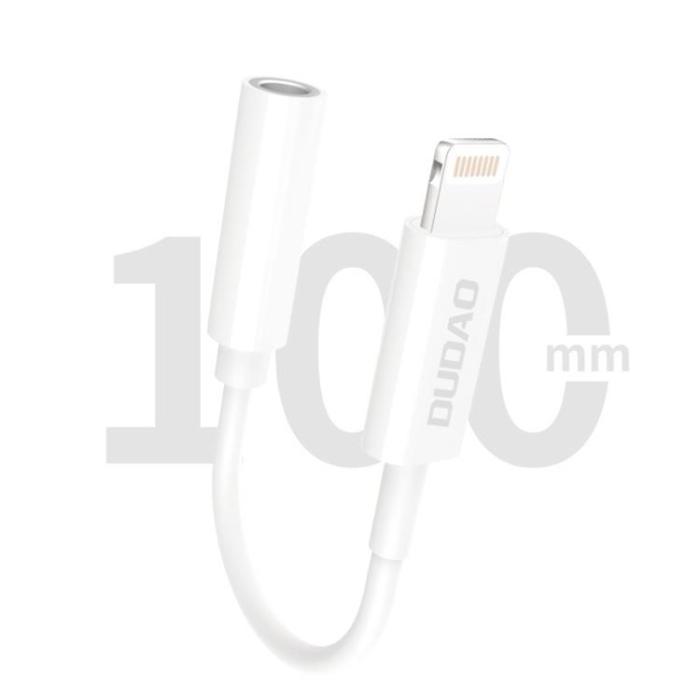 Dudao - Dudao Ljud Adapter Lightning Till 3.5mm Mini Jack - Vit
