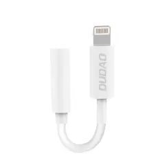 Dudao - Dudao Ljud Adapter Lightning Till 3.5mm Mini Jack - Vit