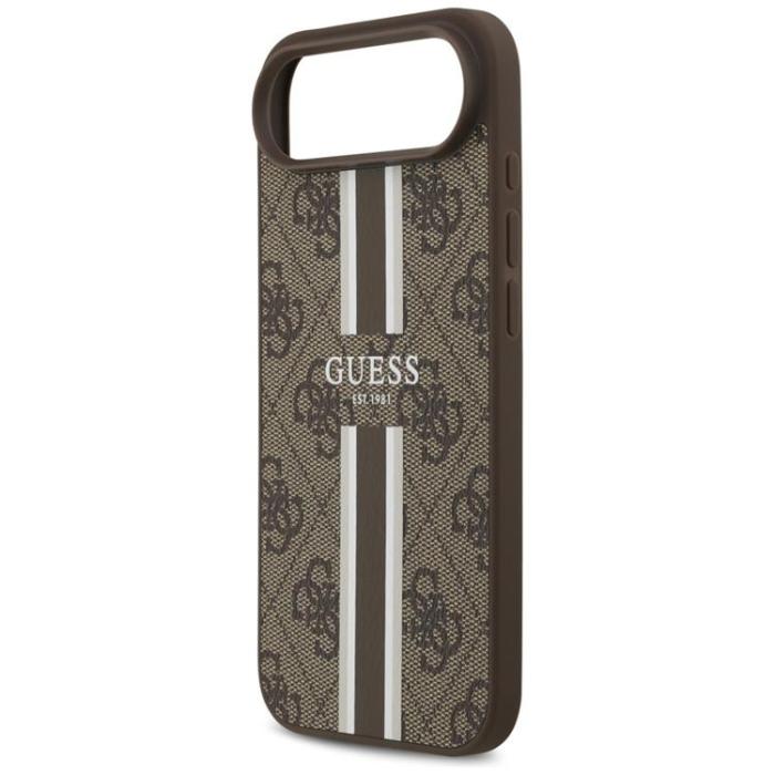 Guess - Guess iPhone 17 Air Mobilskal MagSafe 4G Printed Stripes - Brun