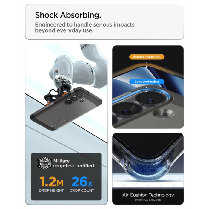 Spigen - Spigen Mobilskal För Galaxy S26 Plus MagSafe Tough Armor - Gunmetal