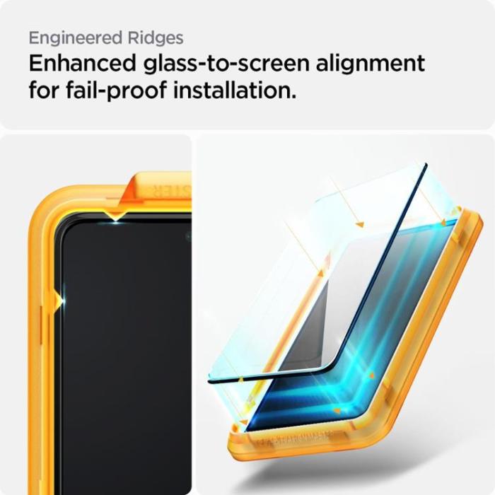Spigen - Spigen Google Pixel 8 Härdat Glas Skärmskydd Alm FC