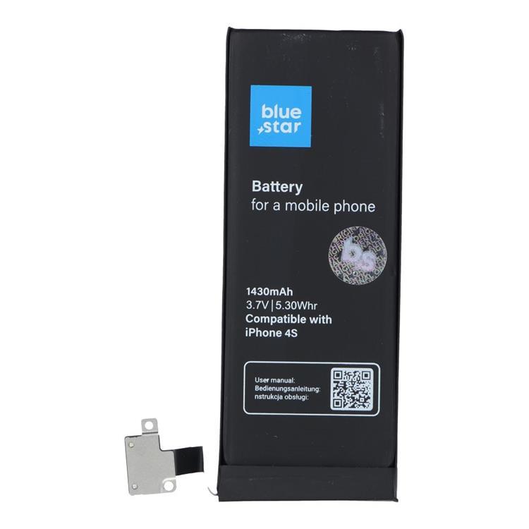 Blue Star iPhone 4S Batteri HQ 1430 mAh | 264 | AlltMobil