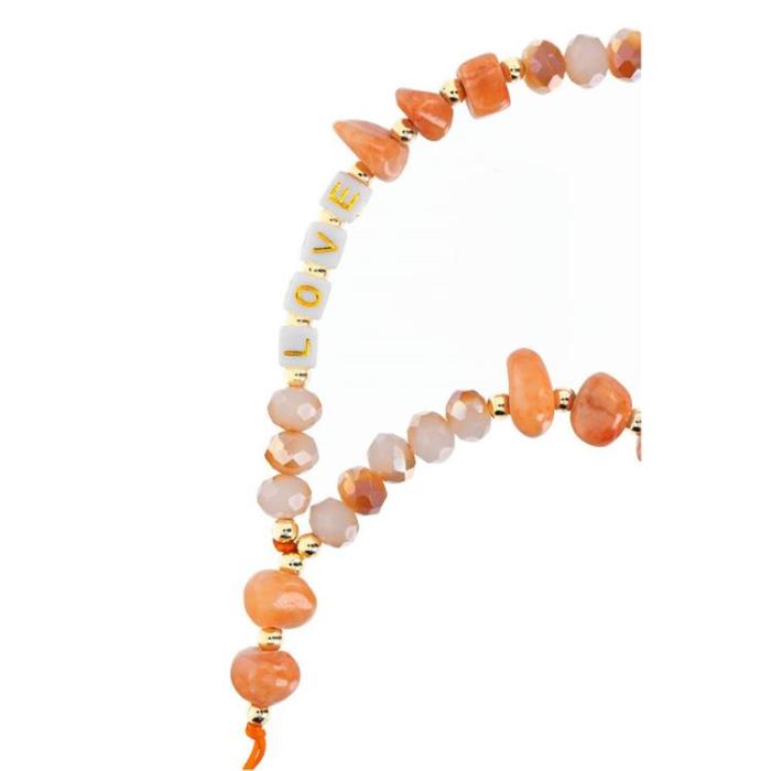 OEM - Love Halsbandsrem för mobiler längd 44 cm - Orange