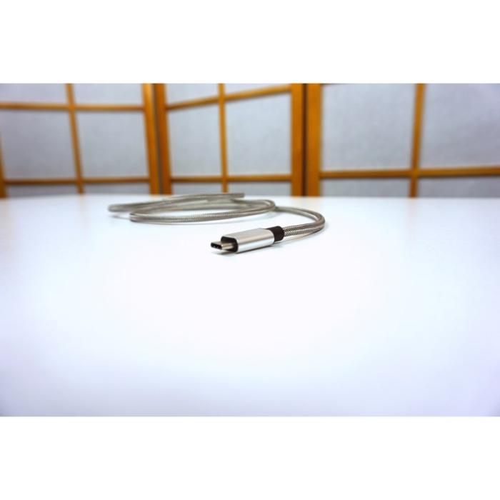 UTGATT1 - Fuse Chicken USB-A till USB-C kabel ARMOUR 1m - Stainless Steel