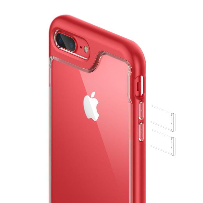 Caseology - Caseology Skyfall Skal till Apple iPhone 7 Plus - Röd