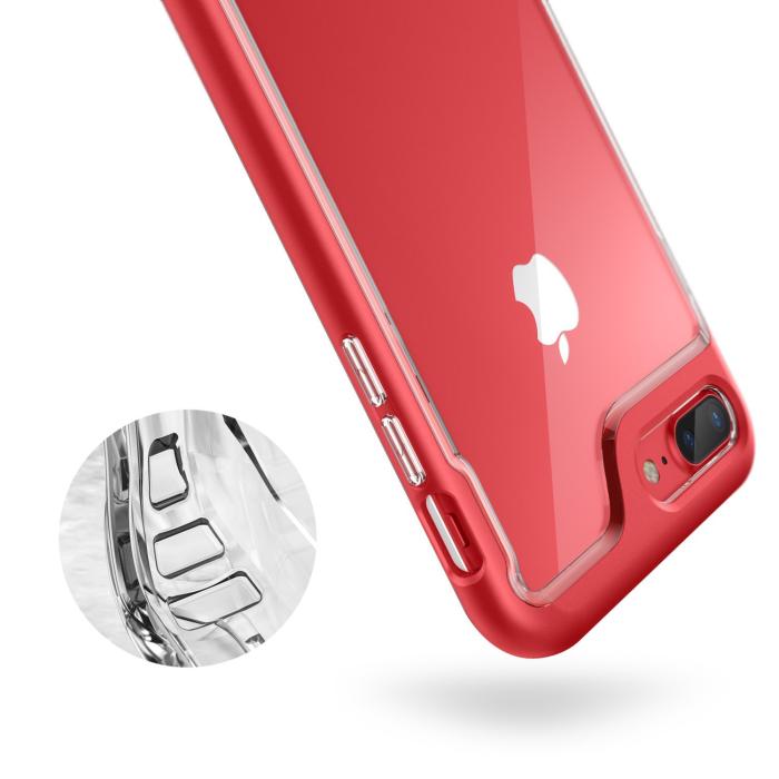 Caseology - Caseology Skyfall Skal till Apple iPhone 7 Plus - Röd