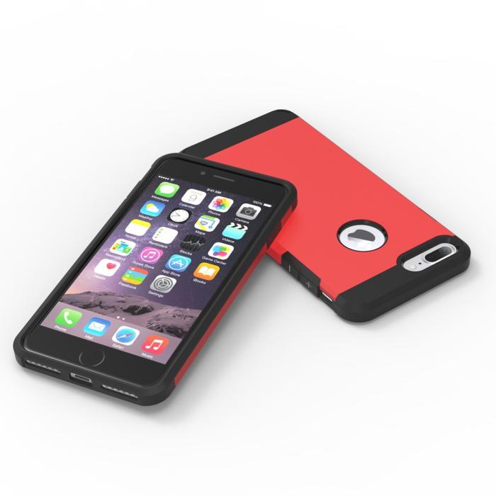 OEM - Slim Armor Mobilskal till Apple iPhone 7 Plus - Röd