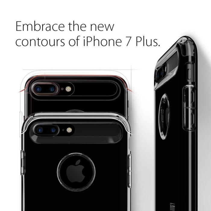 Spigen - SPIGEN Slim Armor Skal till Apple iPhone 7 Plus - Jet Black