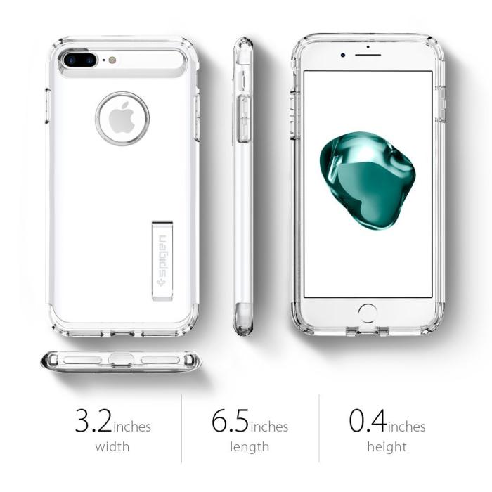 UTGATT5 - SPIGEN Slim Armor Skal till Apple iPhone 7 Plus - Jet White