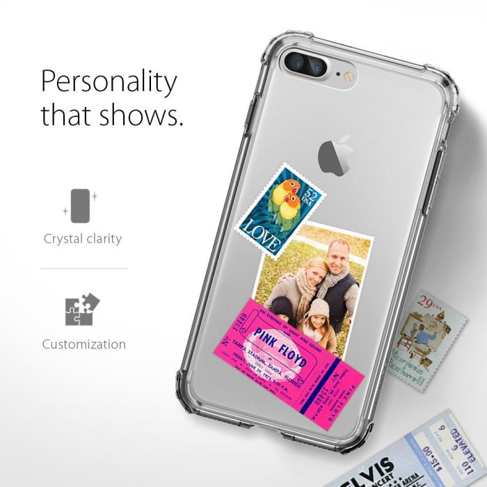 UTGATT5 - Spigen Crystal Shell Skal till Apple iPhone 7 Plus - Grå