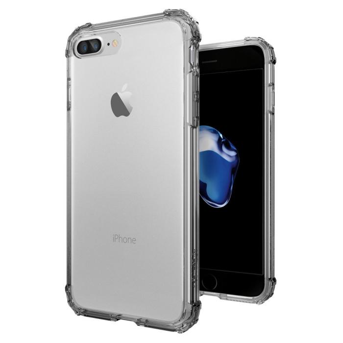 UTGATT5 - Spigen Crystal Shell Skal till Apple iPhone 7 Plus - Grå