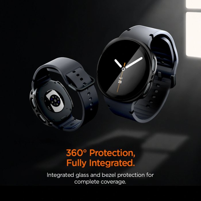 Spigen - Spigen Galaxy Watch 8/9 (44mm) Skal Thin Fit 360 - Svart