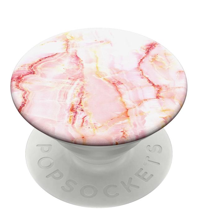 PopSockets - POPSOCKETS Rose Marble Avtagbart Grip med Ställfunktion