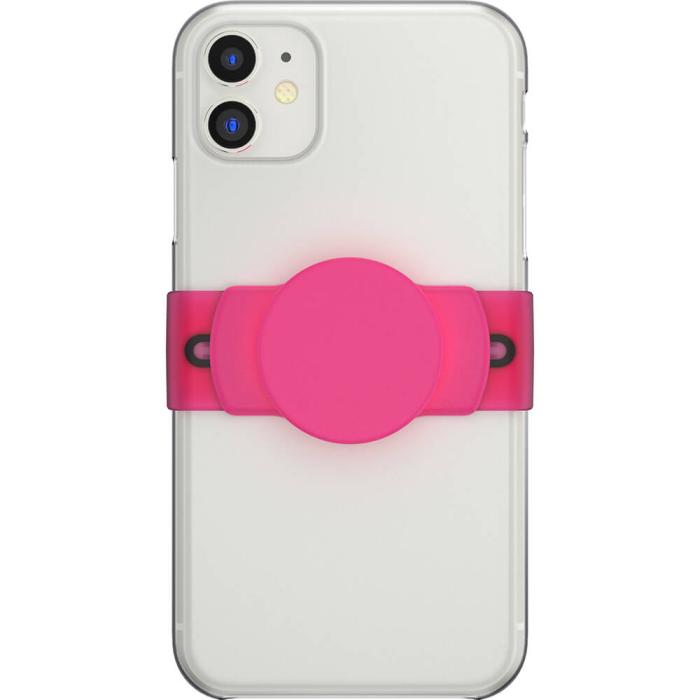 UTGATT5 - POPSOCKETS Slide Stretch NEON Rosa Universalt Avtagbart Grip