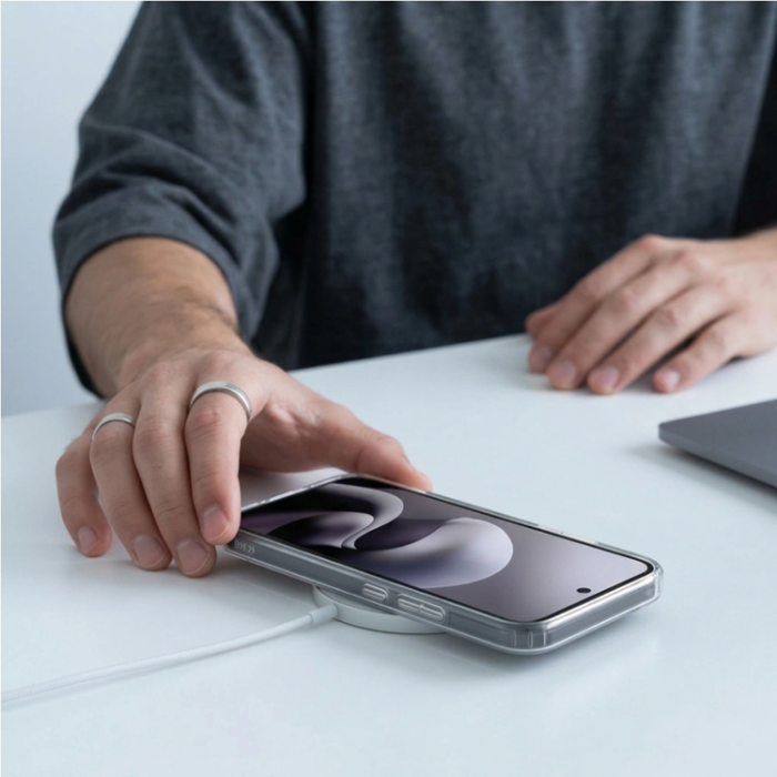 Tech-Protect - Tech-Protect Mobilskal För Motorola Moto G67/G77 MagSafe Flexair Hybrid - Clear