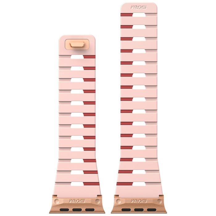 Skinarma - Skinarma Apple Watch 42/41/40 Armband Gemini - Rosa