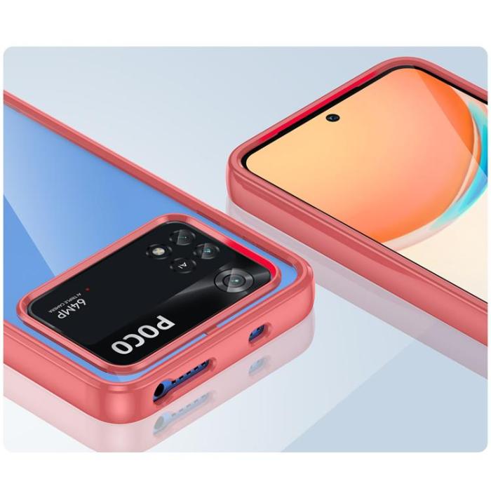 UTGATT1 - Xiaomi Poco M4 Pro Skal Outer Space Flexible - Röd