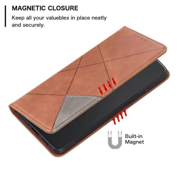Taltech - iPhone 15 Pro Max Plånboksfodral - Brun