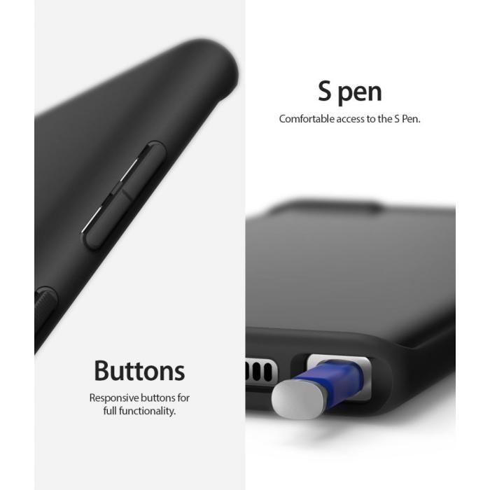 UTGATT1 - RINGKE Air S Galaxy Note 10 Svart