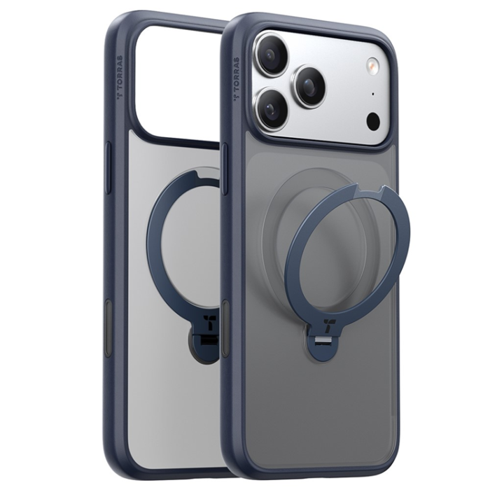 Torras - TORRAS iPhone 17 Pro Max Mobilskal MagSafe Rotating Kickstand