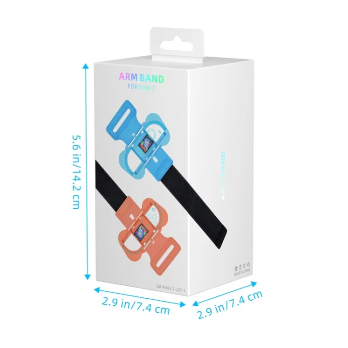 JYS - JYS 2st Nintendo Switch 2 Joy-Con Sportarmband - Svart