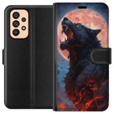 iSecrets - Plånboksfodral till Samsung Galaxy A53 5G med Ylande varg