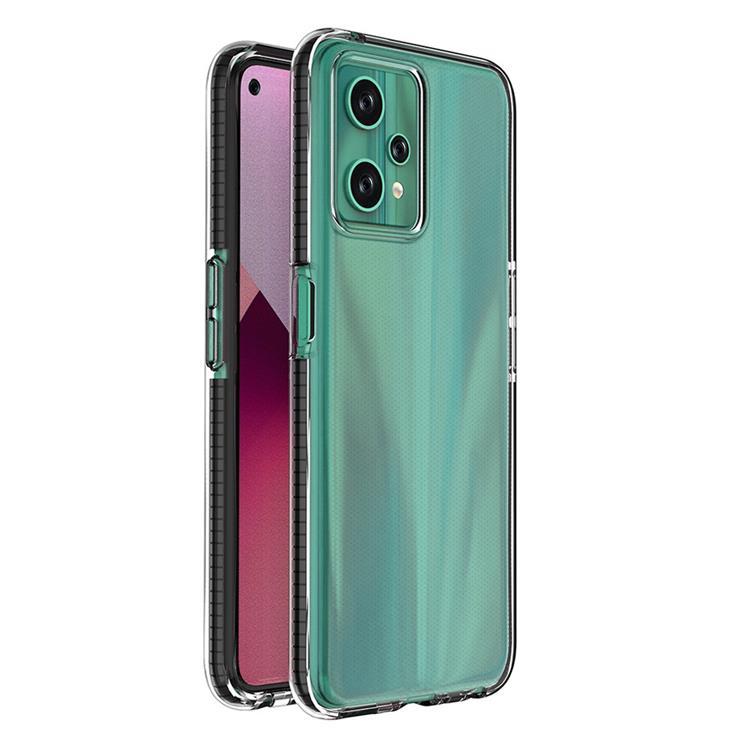Realme 9/9 Pro 5G Skal Silicone Med Frame - Svart | 2353 | AlltMobil