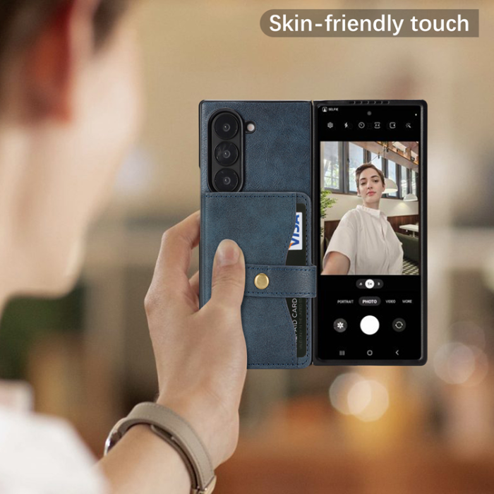 A-One Brand - Galaxy Z Fold 7 Mobilskal MagSafe Detachable Korthållare Kickstand