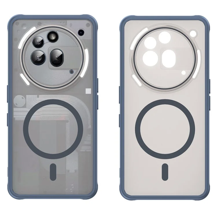 A-One Brand - Nothing Phone (3a) Pro Mobilskal MagSafe Anti Drop - Blå