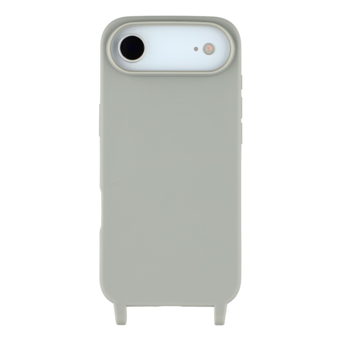 A-One Brand - iPhone 17 Air Mobilskal TPU med Hål för Rem - Grå