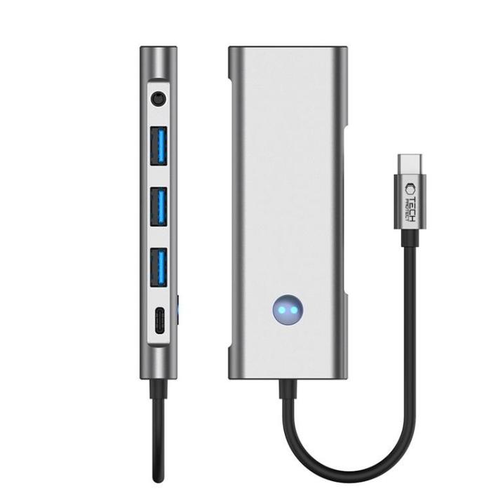 Tech-Protect - Tech-Protect HB04 9in1 Hub Adapter - Space Grå