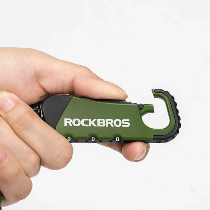 Rockbros - Rockbros Cykellås med kombination RBK6N - Grön