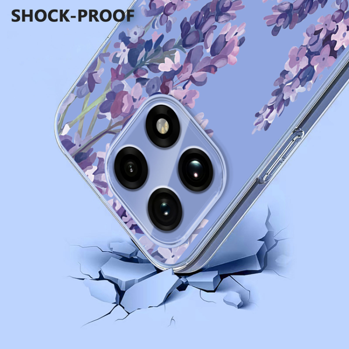 A-One Brand - OnePlus 15 Mobilskal Butterfly Floral Pattern - Wisteria