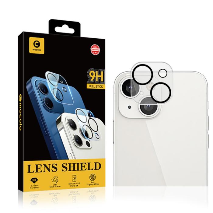 Mocolo - Mocolo Kameralinsskydd i Härdat Glas iPhone 13 - Clear