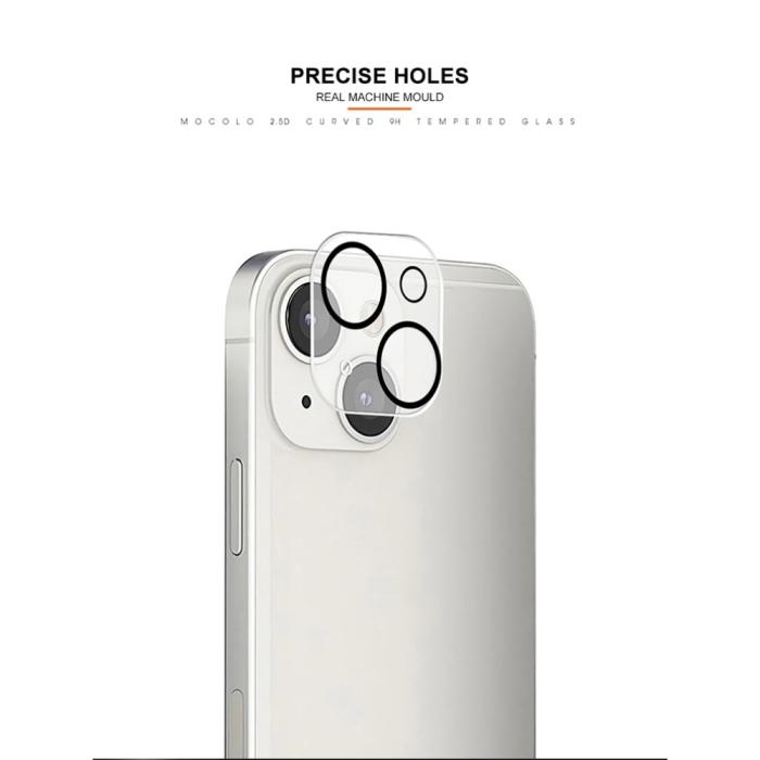Mocolo - Mocolo Kameralinsskydd i Härdat Glas iPhone 13 - Clear