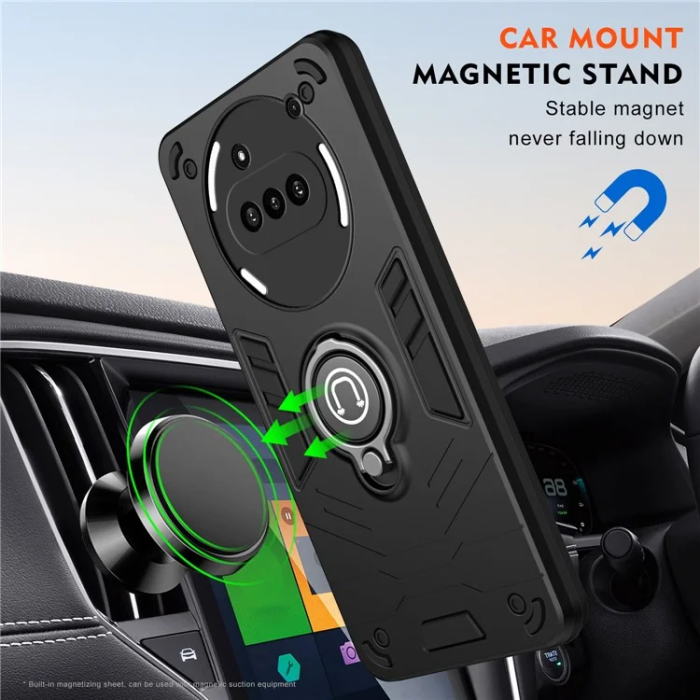 A-One Brand - Nothing Phone (3a) Mobilskal Camshield Kickstand - Svart