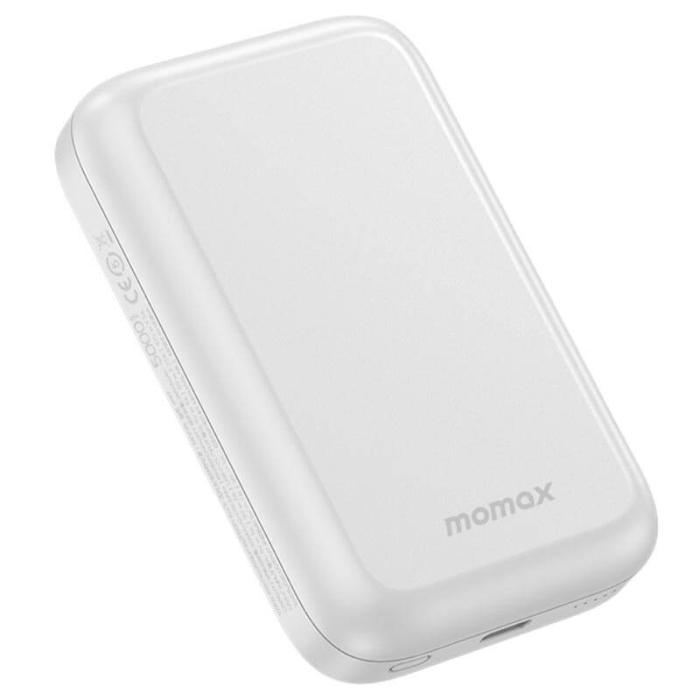 UTGATT1 - Momax Magsafe Magnetisk Trådlös Powerbank 5000 mAh - Vit